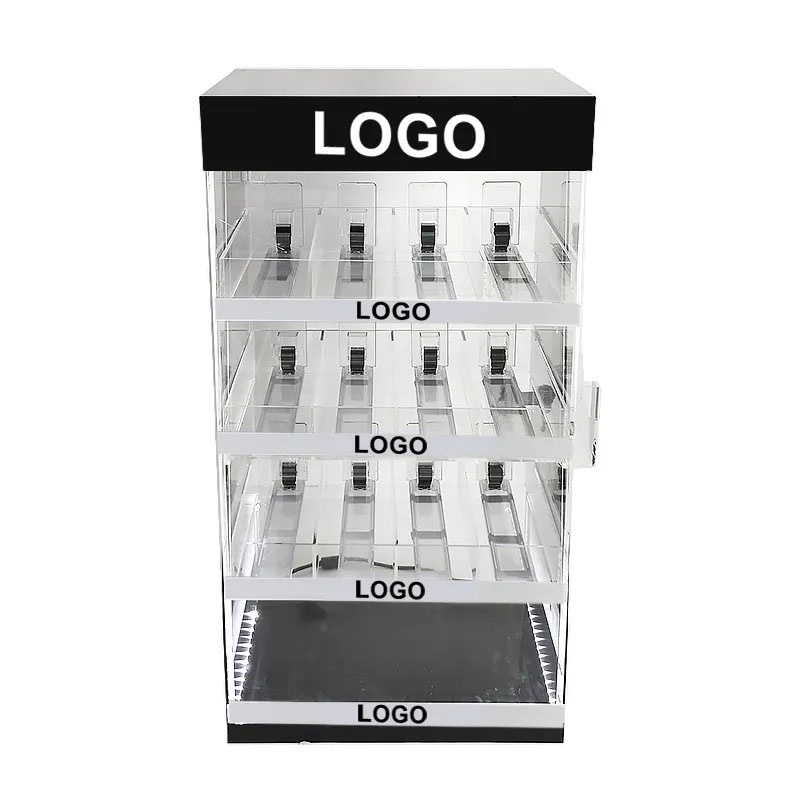 uto Feed Products Spring Loaded Counter Shelf Cigarette Pusher Acrylic ...