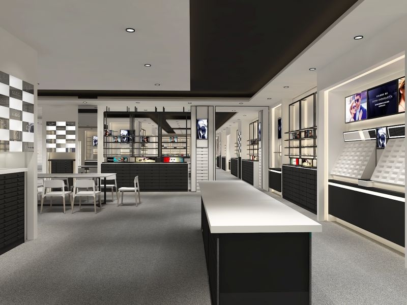 Optical Display Shop Furnitures Eyeglass Display Counter Store