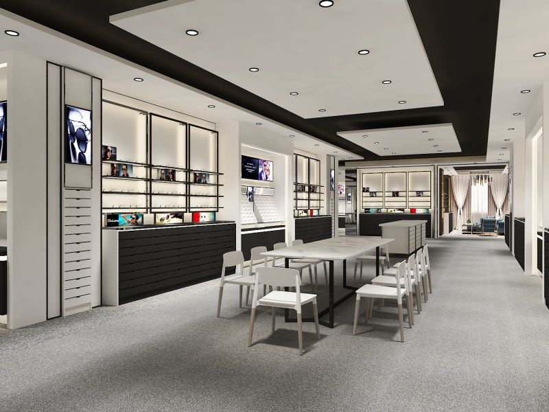 Optical Display Shop Furnitures Eyeglass Display Counter Store