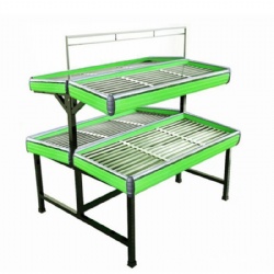 Customized Supermarket iron Fruit and Vegetable Display Rack