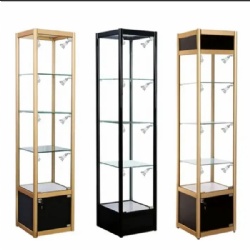 Aluminum glass showcase for shop display