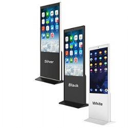 Android/windows Dual System Lcd Digital Signage Information Kiosk Portable With Touch Screen Totem