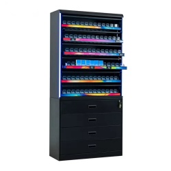 Tobacco Display Stand Furniture Rack Floor Cigarette Display Cabinet Showcase for Smoke Shop Convenience Store