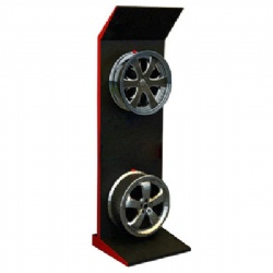 Modern Single Double Sided Auto Alloy Wheel Rims Metal Display Rack Car Parts Wheel Hub Hanging Display Stand