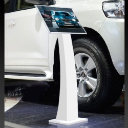 Auto 4s store parameter car card display Acrylic Info Display Stand outdoor document holder