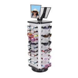 Floor Rotating Glasses Display Rack Shop Retail Desktop Sport Ray Ban Sunglasses Rotating Display Stand