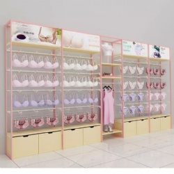 Underwear Panties Display Stand Shelf Maternity Baby Shop Kid Clothing Milk Powder Iron Wood Display Rack