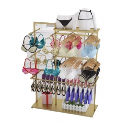 Supermarket Retail Bra And Panties Sets Display Rack Floor Underwear Shorts Lingerie Socks Display Stand