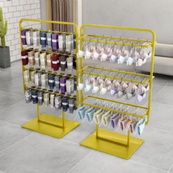 floor fixtures retail store gondola shelving hook mobile phone cable accessories display stand rack for retail store